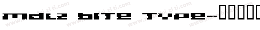 MDLZ BITE TYPE字体转换